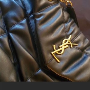 Black YSL PUFFER